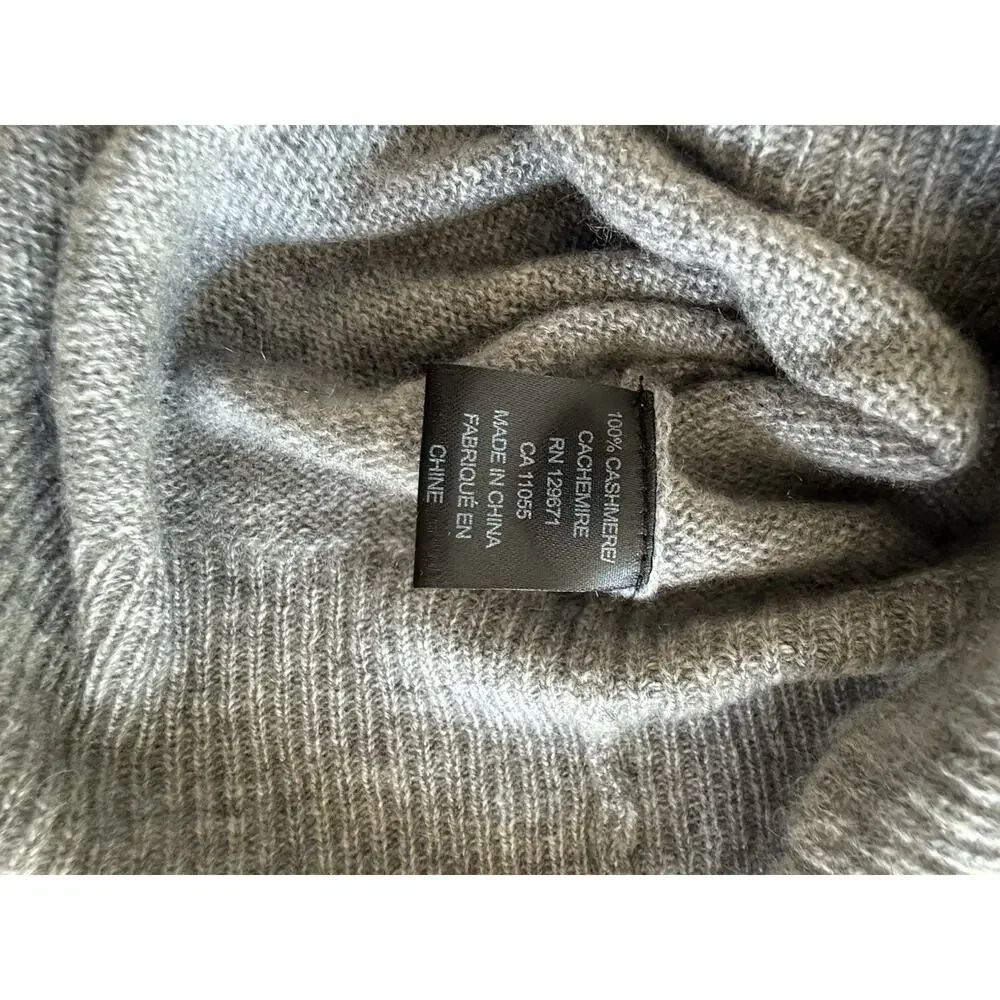 NWT $449 SKULL CASHMERE 🔥 100% cashmere Sweater Grey, Size Medium - Picture 9 of 10